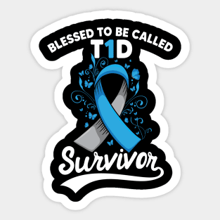 In This Family No One Fights Alone Diabetes Awareness Sticker